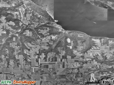 Lake township, Minnesota satellite photo by USGS