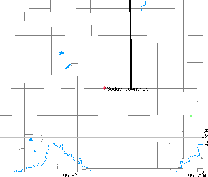 Sodus township, MN map