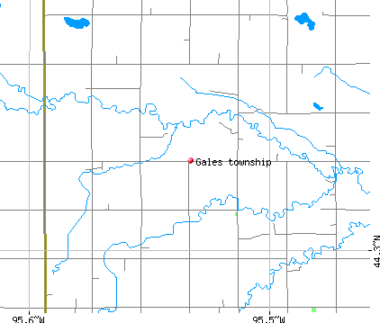 Gales township, MN map