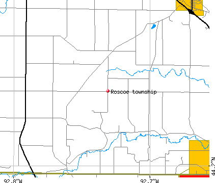 Roscoe township, MN map