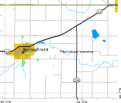 Burnstown township, MN map