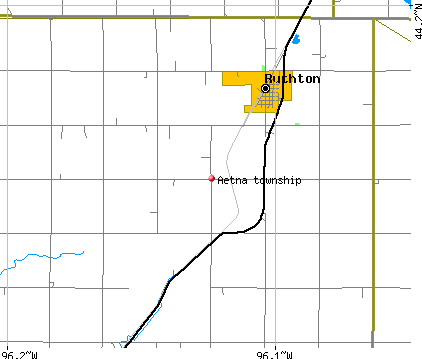 Aetna township, MN map