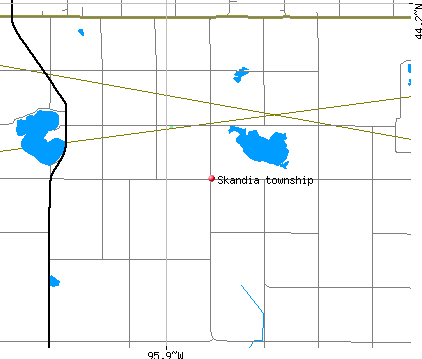 Skandia township, MN map