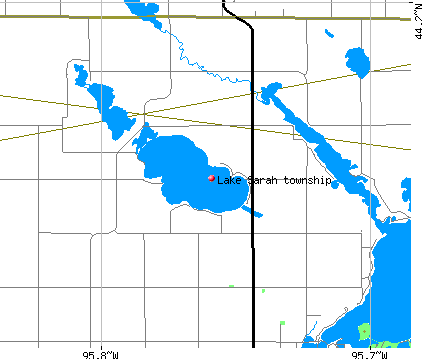 Lake Sarah township, MN map