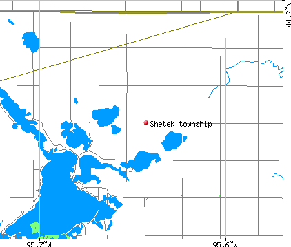 Shetek township, MN map