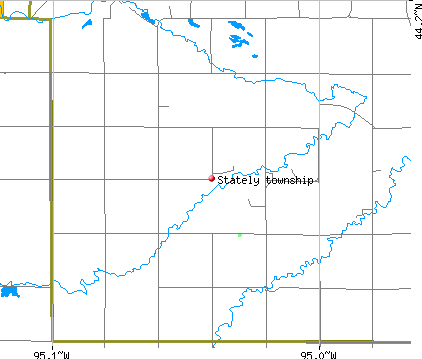 Stately township, MN map