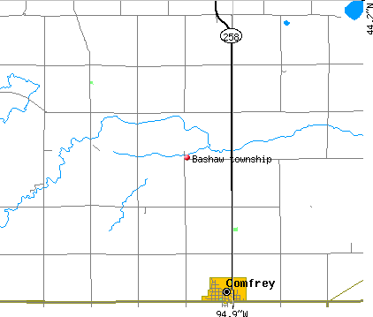 Bashaw township, MN map