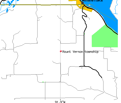 Mount Vernon township, MN map