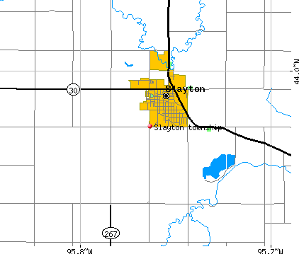 Slayton township, MN map