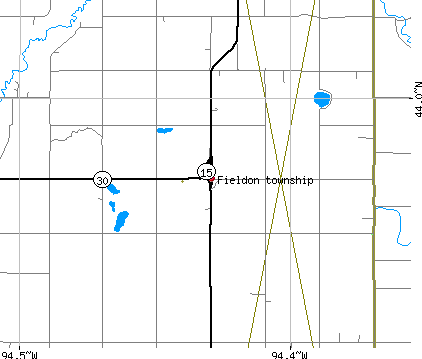 Fieldon township, MN map