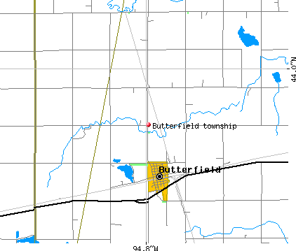 Butterfield township, MN map