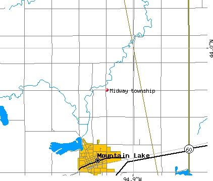 Midway township, MN map