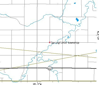 Springfield township, MN map