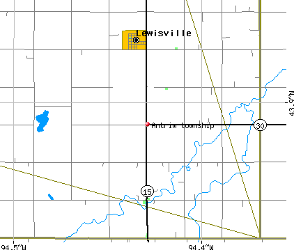 Antrim township, MN map