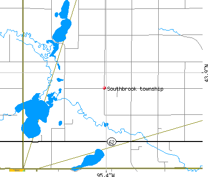 Southbrook township, MN map