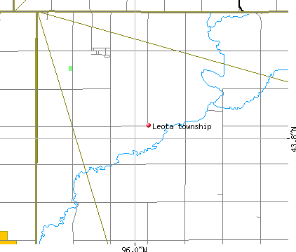 Leota township, MN map