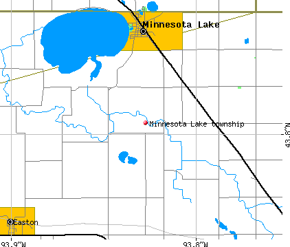 Minnesota Lake township, MN map