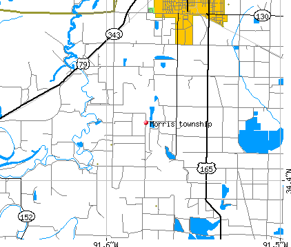 Morris township, AR map