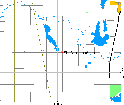 Elm Creek township, MN map