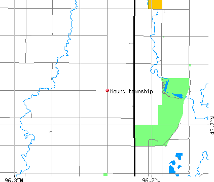 Mound township, MN map