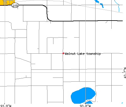 Walnut Lake township, MN map
