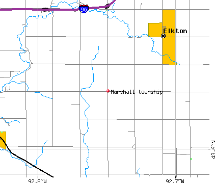 Marshall township, MN map