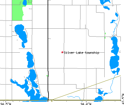 Silver Lake township, MN map