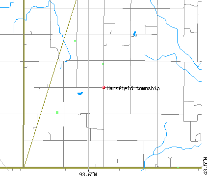 Mansfield township, MN map