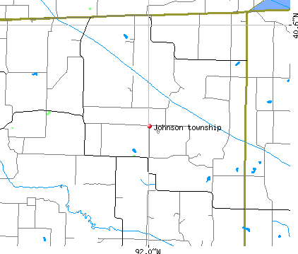 Johnson township, MO map