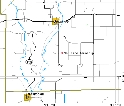 Medicine township, MO map