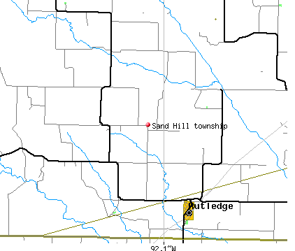 Sand Hill township, MO map