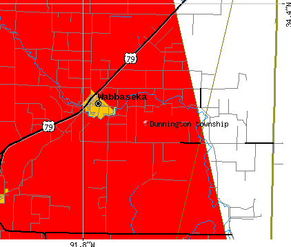 Dunnington township, AR map