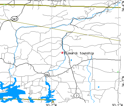 Bismarck township, AR map