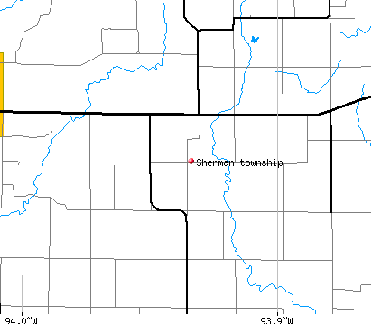 Sherman township, MO map