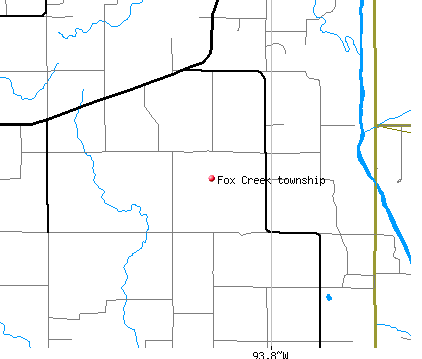 Fox Creek township, MO map