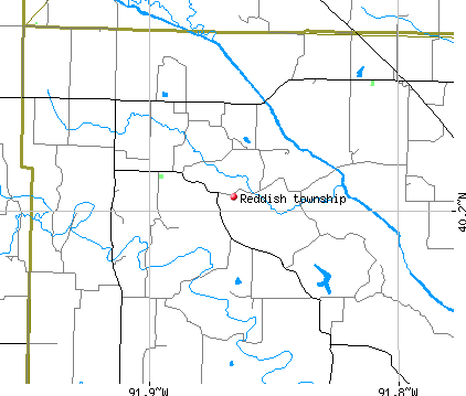 Reddish township, MO map