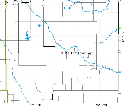 Shelton township, MO map