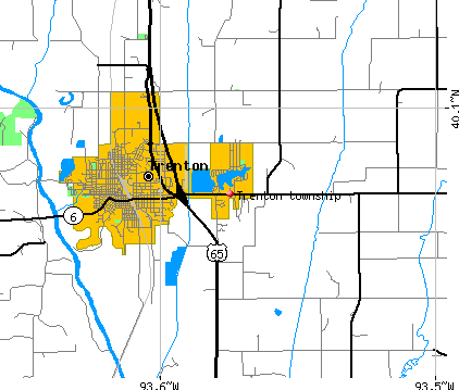 Trenton township, MO map