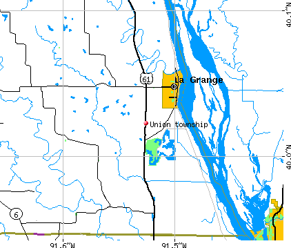 Union township, MO map