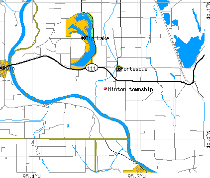 Minton township, MO map