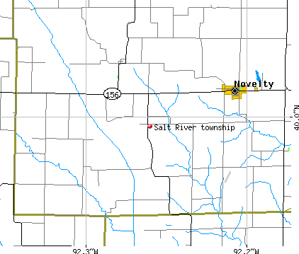 Salt River township, MO map