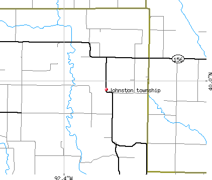 Johnston township, MO map