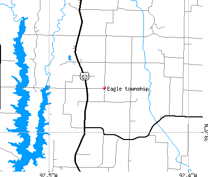 Eagle township, MO map