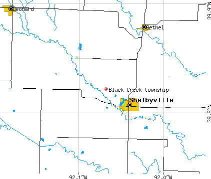 Black Creek township, MO map