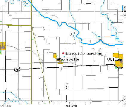 Mooresville township, MO map