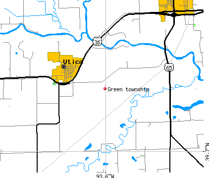 Green township, MO map