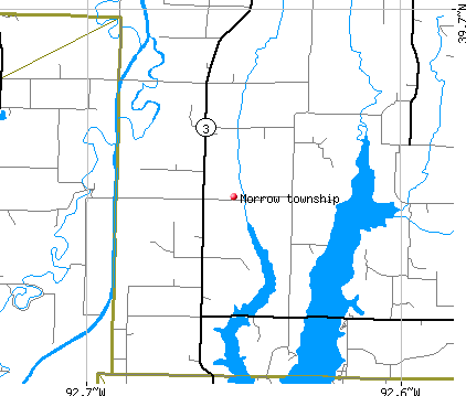 Morrow township, MO map