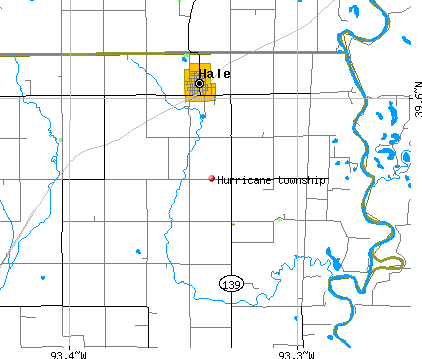 Hurricane township, MO map