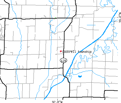 Cockrell township, MO map