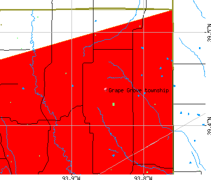 Grape Grove township, MO map